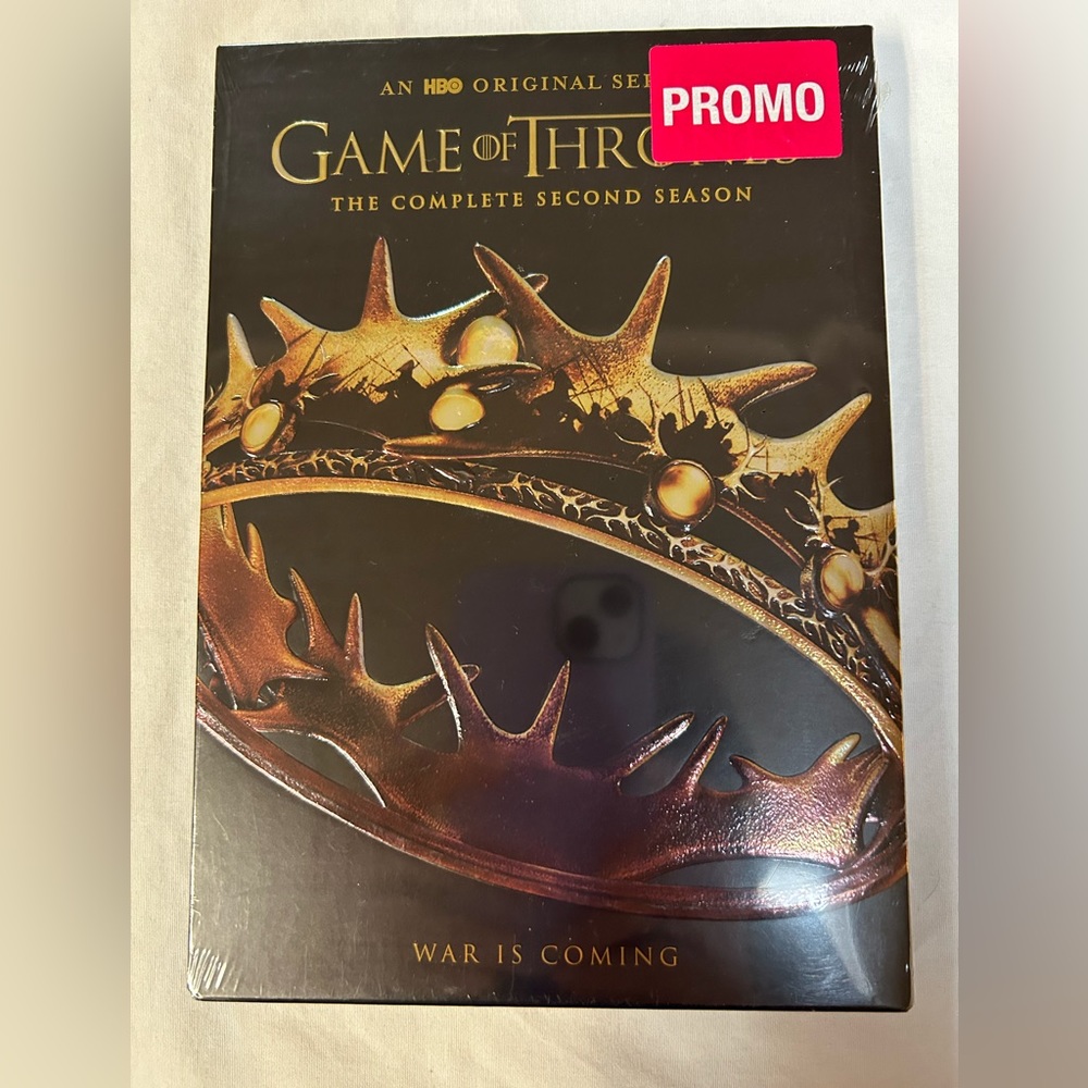NIB Game of Thrones The Complete Second Season DVDs.